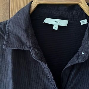 Vince, 100% cotton button up blouse size small